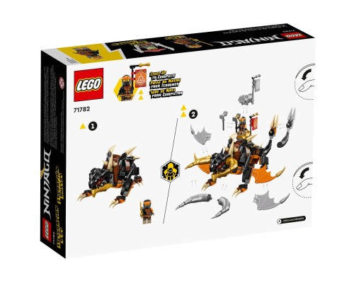 Конструктор LEGO Ninjago Земляний дракон Коула EVO 285 деталей (71782)