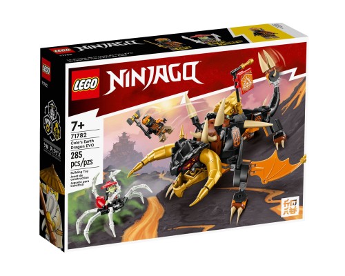 Конструктор LEGO Ninjago Земляний дракон Коула EVO 285 деталей (71782)