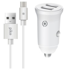 Зарядний пристрій Piko CC-312 (2USB3,1A) + USB-C cable (1283126538803)