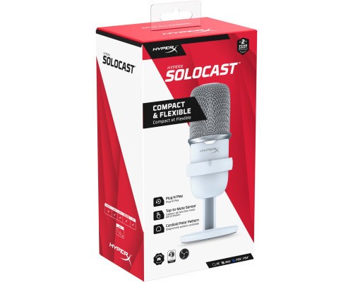 Мікрофон HyperX SoloCast White (519T2AA)