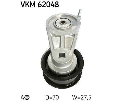 Ролик натягувача ременя SKF VKM 62048