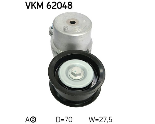 Ролик натягувача ременя SKF VKM 62048