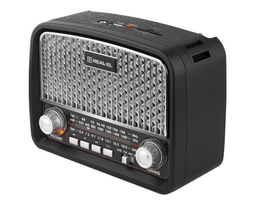 Портативний радіоприймач REAL-EL X-520 Black