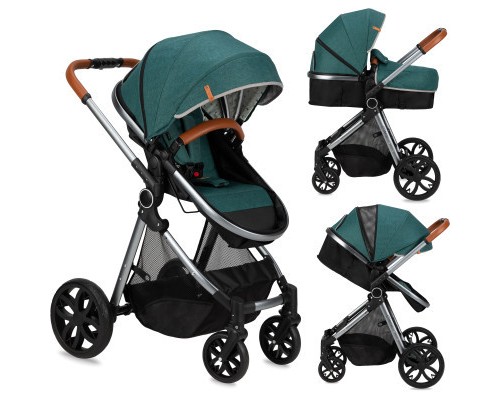 Коляска MoMi 2 в 1 Limuru Green (WOSP00028)