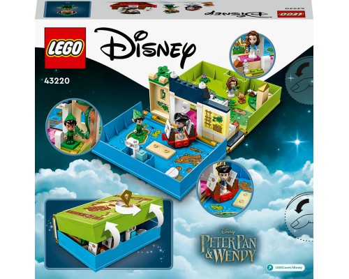 Конструктор LEGO Disney Classic Книга пригод Пітера Пена та Венді 111 деталей (43220)