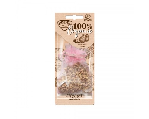 Ароматизатор для автомобіля MOJE AUTO Insenti Organic Fresh Bag Bubble Gum 15г (15-511) 