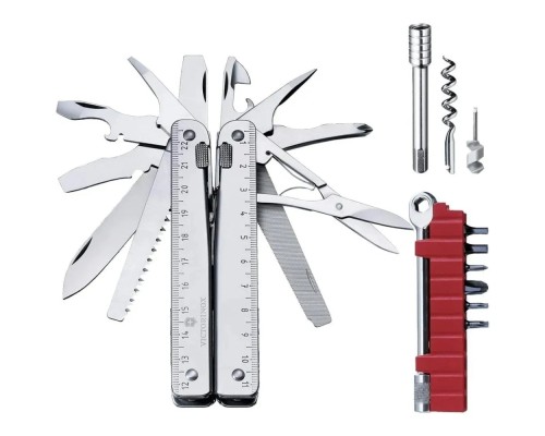 Мультитул Victorinox SwissTool X Plus Ratchet Leather Case (3.0339.L)