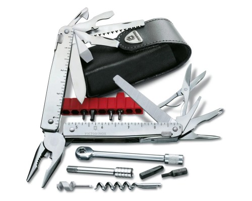 Мультитул Victorinox SwissTool X Plus Ratchet Leather Case (3.0339.L)