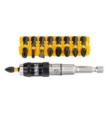 Набір біт DeWALT IMPACT TORSION, ударні, Torx, Philips, Pozidriv, Slotted, PH2, L=25 мм, 10 шт (DT70518T)