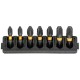 Набір біт DeWALT в касеті для Tough Case, FlexTorq, L = 25 мм, Pz1 – 2 шт, Pz2 – 3 шт, Pz3 – 2 шт (DT70812)