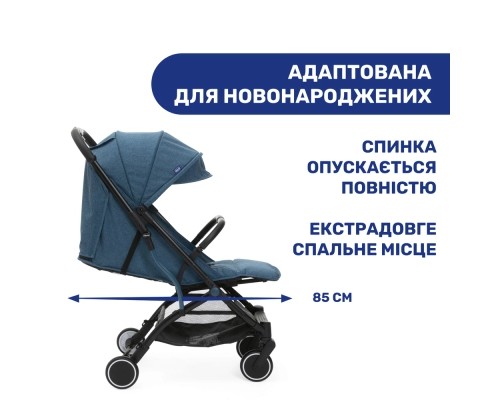 Коляска Chicco Trolley Me синя (79865.58)