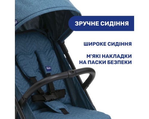 Коляска Chicco Trolley Me синя (79865.58)