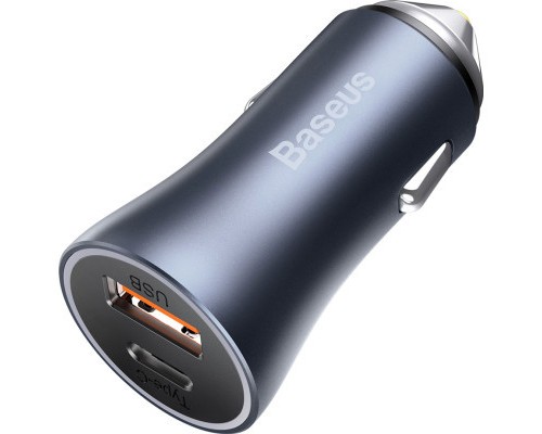 Зарядний пристрій Baseus Golden Contactor Pro USB-A/Type-C Blue (CCJD-0G)