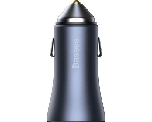 Зарядний пристрій Baseus Golden Contactor Pro USB-A/Type-C Blue (CCJD-0G)