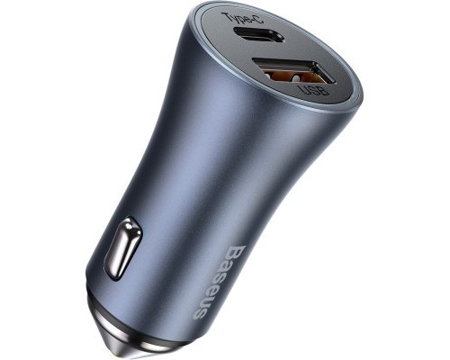 Зарядний пристрій Baseus Golden Contactor Pro USB-A/Type-C Blue (CCJD-0G)