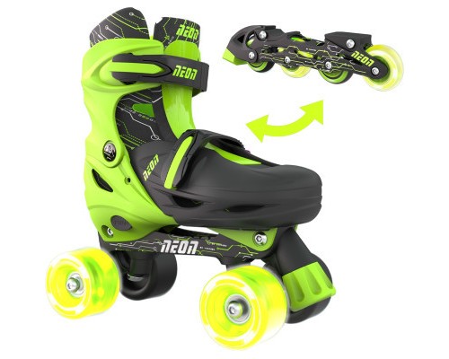 Роликові ковзани Neon Сombo Green розмір 30-33 (NT09G4)