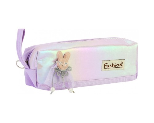 Пенал Cool For School 1 відділення з аплікацією Фіолетовий (CF6891-purple)