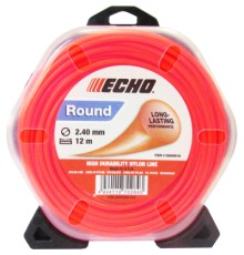 Жилка косильна ECHO d-2,4мм 12м кругла (С6000016/102142953)