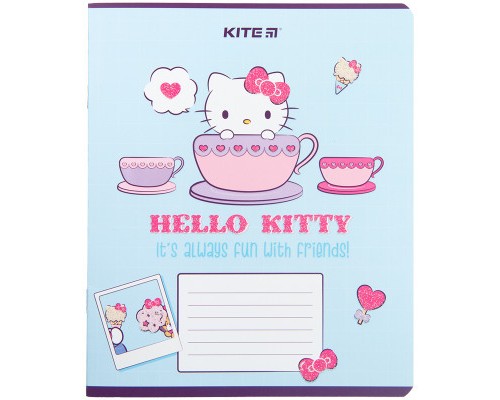 Зошит Kite Hello Kitty 18 аркушів, клітинка (HK23-236)