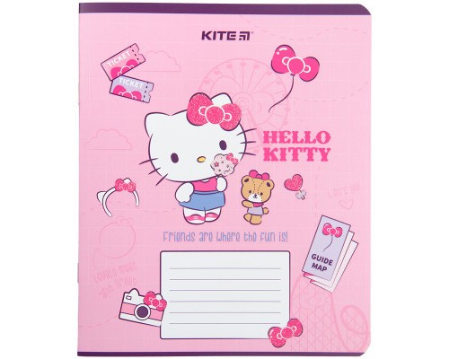 Зошит Kite Hello Kitty 18 аркушів, клітинка (HK23-236)