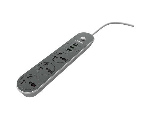 Мережевий фільтр живлення LDNIO SC3301, 3 роз+3USB (SC3301)