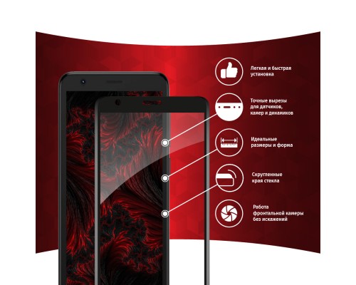 Скло захисне Intaleo Full Glue ZTE Blade L9 (1283126517747)