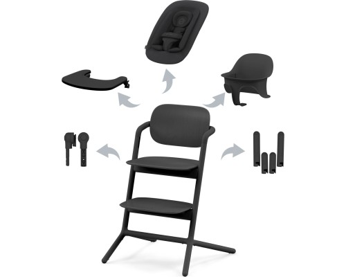 Стілець для годування Cybex Lemo 4в1 Stunning Black (521003207)