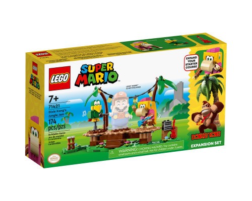 Конструктор LEGO Super Mario Імпровізація в джунглях Діксі Конґ. Додатковий набір (71421)