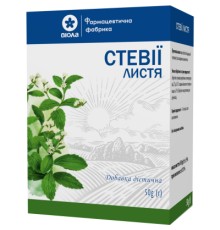 Трави Віола Фіточай Стевії листя 50г пачка (4820085408203)