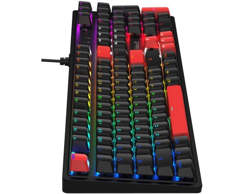 Клавіатура A4Tech Bloody S510R RGB BLMS Switch Red USB Black (Bloody S510R Fire Black)