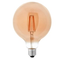 Лампочка Delux Globe G125 8Вт E27 2700К amber filament (90016726)