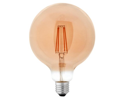 Лампочка Delux Globe G125 8Вт E27 2700К amber filament (90016726)