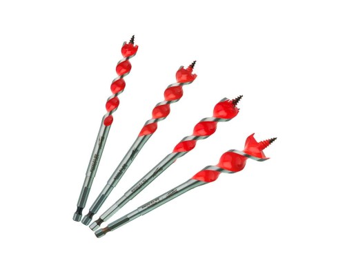 Набір свердл Milwaukee по дереву Speed Feed, 4 шт (4932479477)