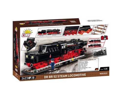 Конструктор Cobi Локомотив DRB Class 52 Ексклюзивний набір 1:35, 2623 деталей (COBI-6280)