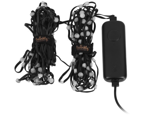 Гірлянда Twinkly Smart LED Dots Lights RGB 200 Gen II, IP44, 10м, прозорий (TWD200STP-BEU)