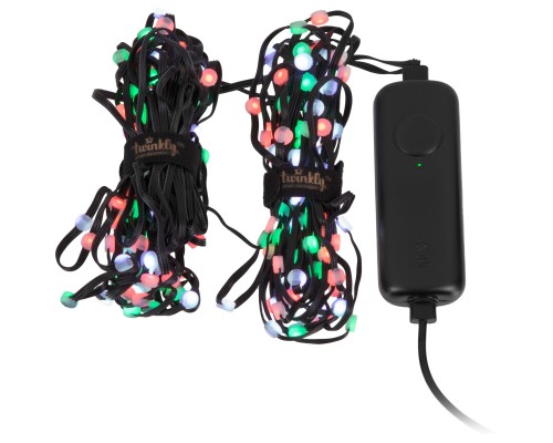 Гірлянда Twinkly Smart LED Dots Lights RGB 200 Gen II, IP44, 10м, прозорий (TWD200STP-BEU)