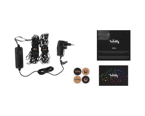 Гірлянда Twinkly Smart LED Dots Lights RGB 200 Gen II, IP44, 10м, прозорий (TWD200STP-BEU)