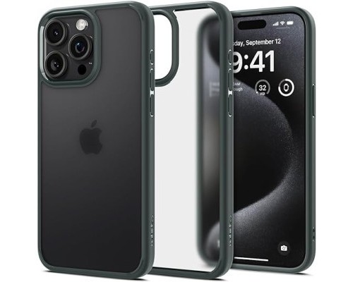 Чохол до мобільного телефона Spigen Apple iPhone 15 Pro Ultra Hybrid Frost Green (ACS06710)
