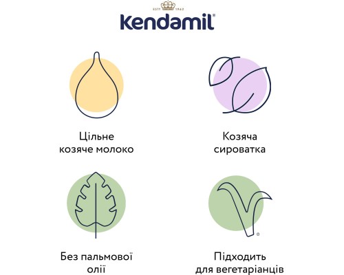 Дитяча суміш Kendamil Goat 2 на козячому молоці 6-12 місяців 800 г (92000019)