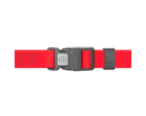 Шлея для собак WAUDOG Waterproof анатомічна Н-подібна S червона (32943)