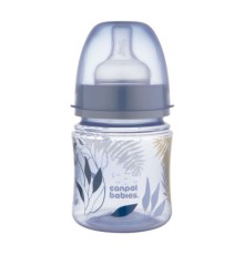 Пляшечка для годування Canpol babies Easystart GOLD 120 мл антикол. з широк. блакитна (35/239_blu)