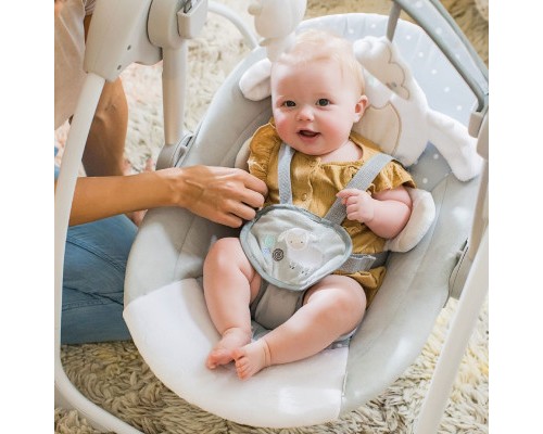 Крісло-гойдалка Ingenuity Comfort 2 Go – Cuddle Lamb (12184)