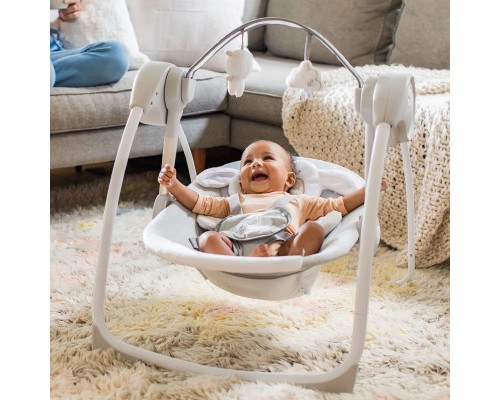 Крісло-гойдалка Ingenuity Comfort 2 Go – Cuddle Lamb (12184)