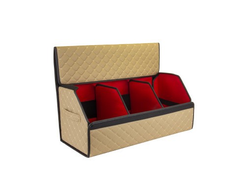 Сумка-органайзер EVAtech ECO L 30x30x65 см бежева з бежевою ниткою (EHECELIIBR)