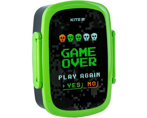 Ланч-бокс дитячий Kite Game over з наповненням 750 мл (K24-163-1)