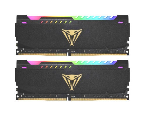 Модуль пам'яті для комп'ютера DDR4 64GB (2x32GB) 3600 MHz Viper Steel RGB Patriot (PVSR464G360C0K)