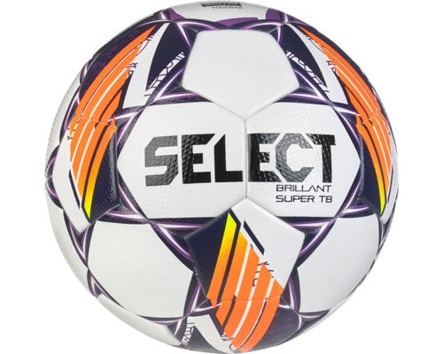 М'яч футбольний Select Brillant Super FIFA TB v24 біло-фіолетовий Уні 5 (5703543350575)