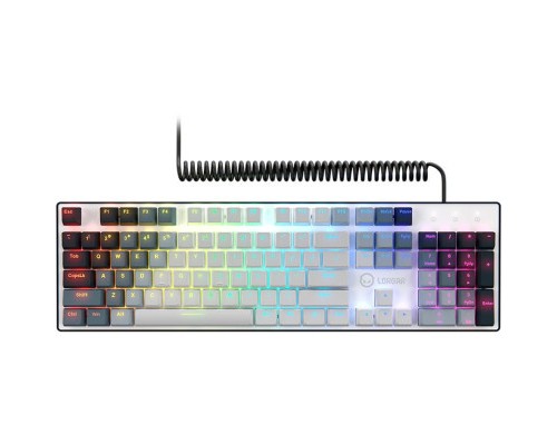 Клавіатура Lorgar Azar 514 RGB USB UA White (LRG-GK514W-UA)