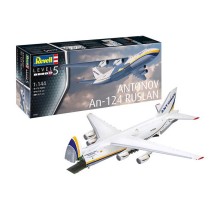 Збірна модель Revell Вантажний літак АН-124 Руслан рівень 5 масштаб 1:144 (RVL-03807)