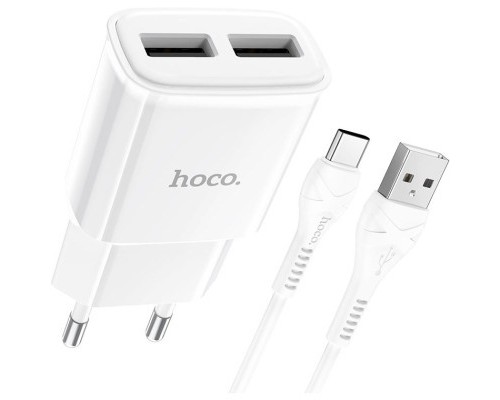 Зарядний пристрій HOCO C88A White (6931474749550)